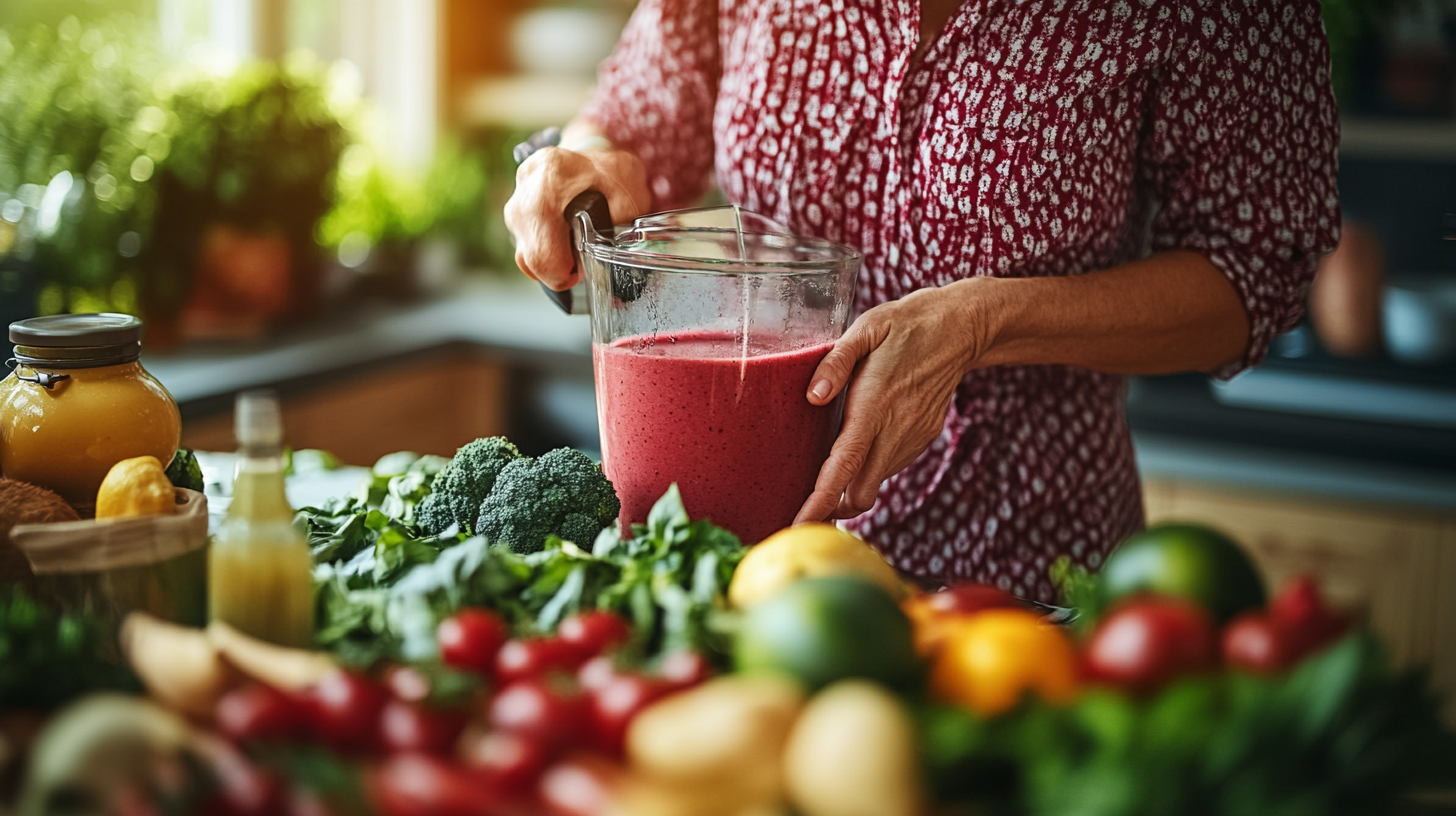 Семейство от три поколения готви заедно
